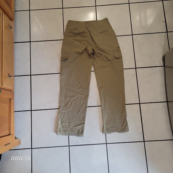 Dickies Mens Khaki Cargo Pants 30x32 Flexible & Durable Cotton/Spandex - Picture 7 of 11
